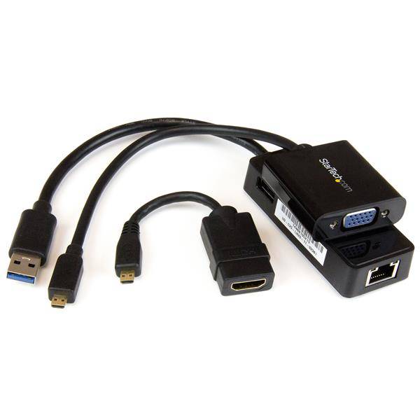 Rca Informatique - Image du produit : KIT DADAPTATEURS HDMI / VGA ET GBE POUR LENOVO YOGA 3 PRO