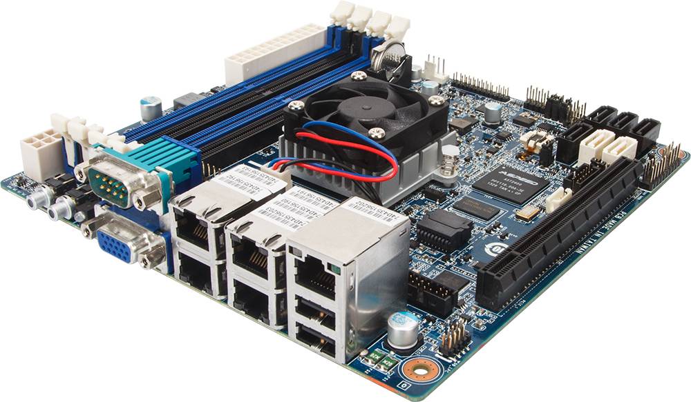 Rca Informatique - image du produit : INTEL MB GA-9SISL C2750 4XDIMM 4X1GBE 2XSATA3 4XSATA2 1XPCIE3