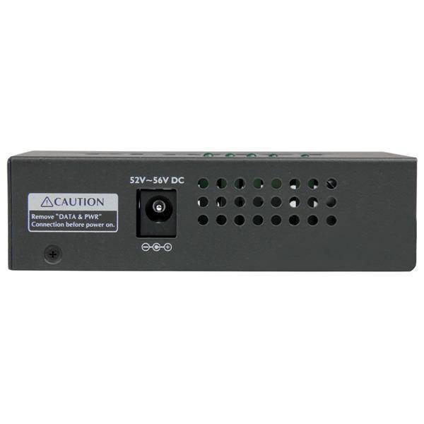 Rca Informatique - image du produit : 4PORT GIGABIT POE+ MIDSPAN POWER OVER ETHERNET INJECTOR