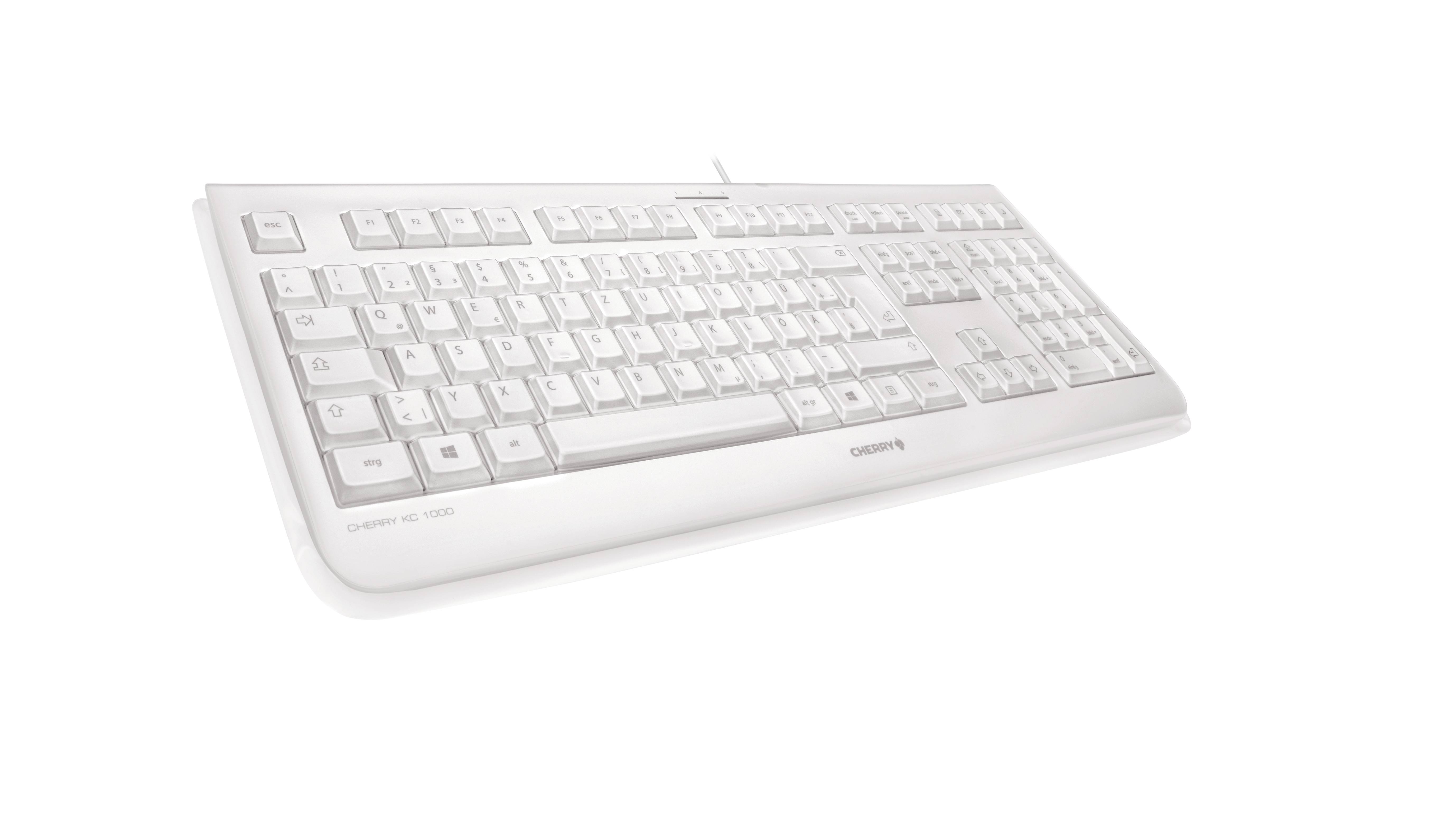 Rca Informatique - image du produit : CHERRY KC 1068 KEYBOARD CORDED FRANCE GRAY