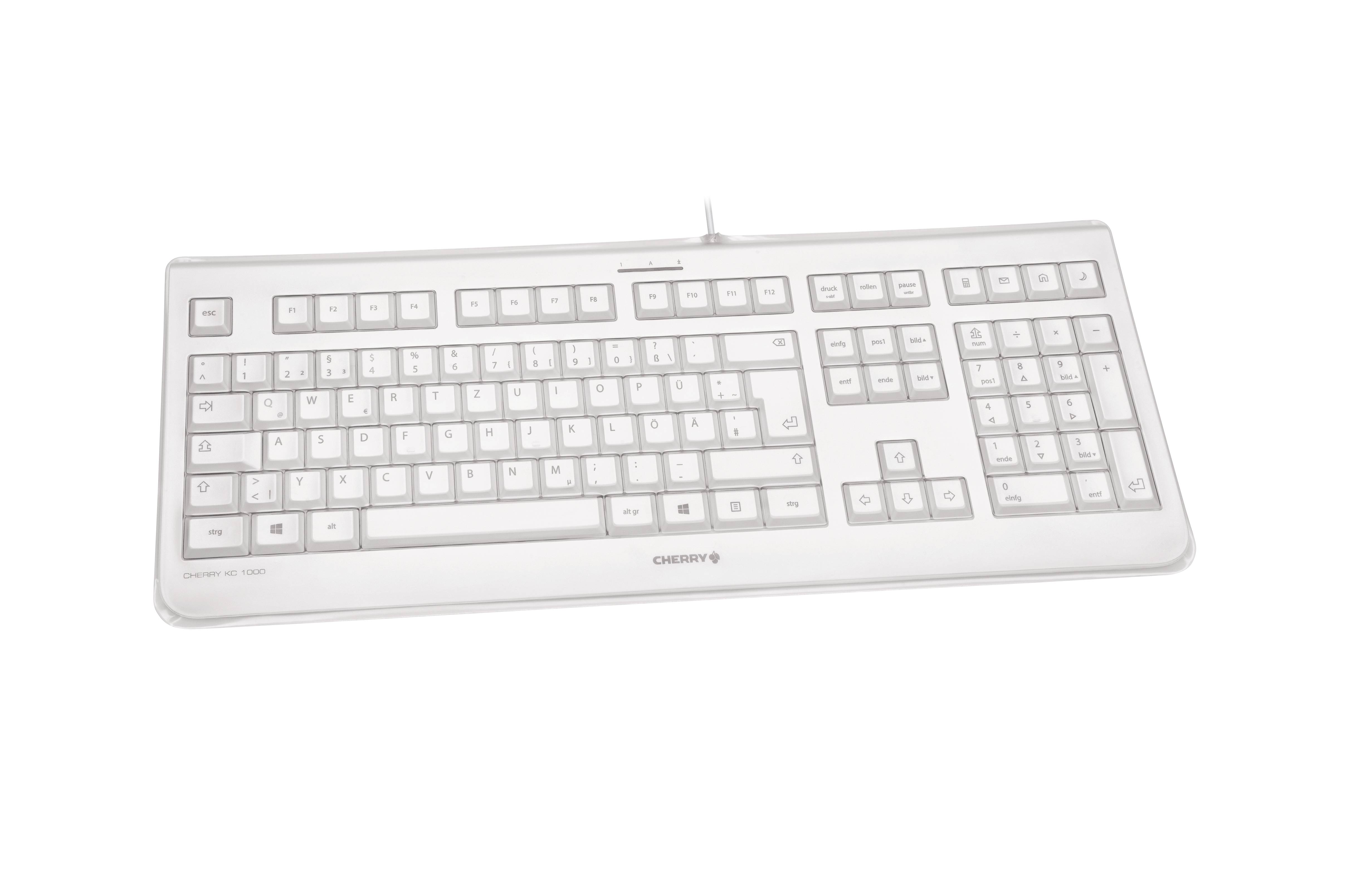 Rca Informatique - image du produit : CHERRY KC 1068 KEYBOARD CORDED FRANCE GRAY