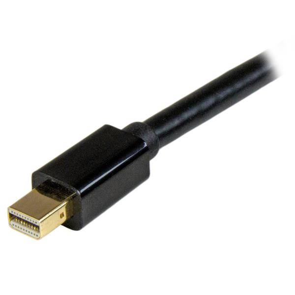 Rca Informatique - image du produit : CABLE ADAPTATEUR MINI DP VERS HDMI DE 1 M - M/M - 4K - NOIR