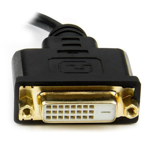 Rca Informatique - image du produit : ADAPTATEUR MINI HDMI VERS DVI-D DE 20 CM - 1920X1200 - M/F