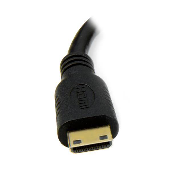 Rca Informatique - image du produit : ADAPTATEUR MINI HDMI VERS DVI-D DE 20 CM - 1920X1200 - M/F