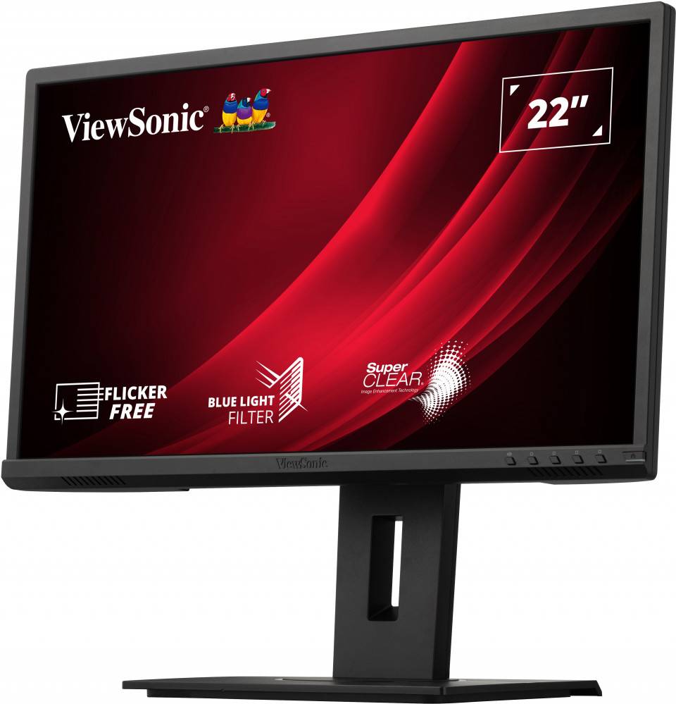 Rca Informatique - image du produit : VG2240 21.5IN VA FHD 250CD/HDMI/DP/VGA/4USB/USB-B/HAS