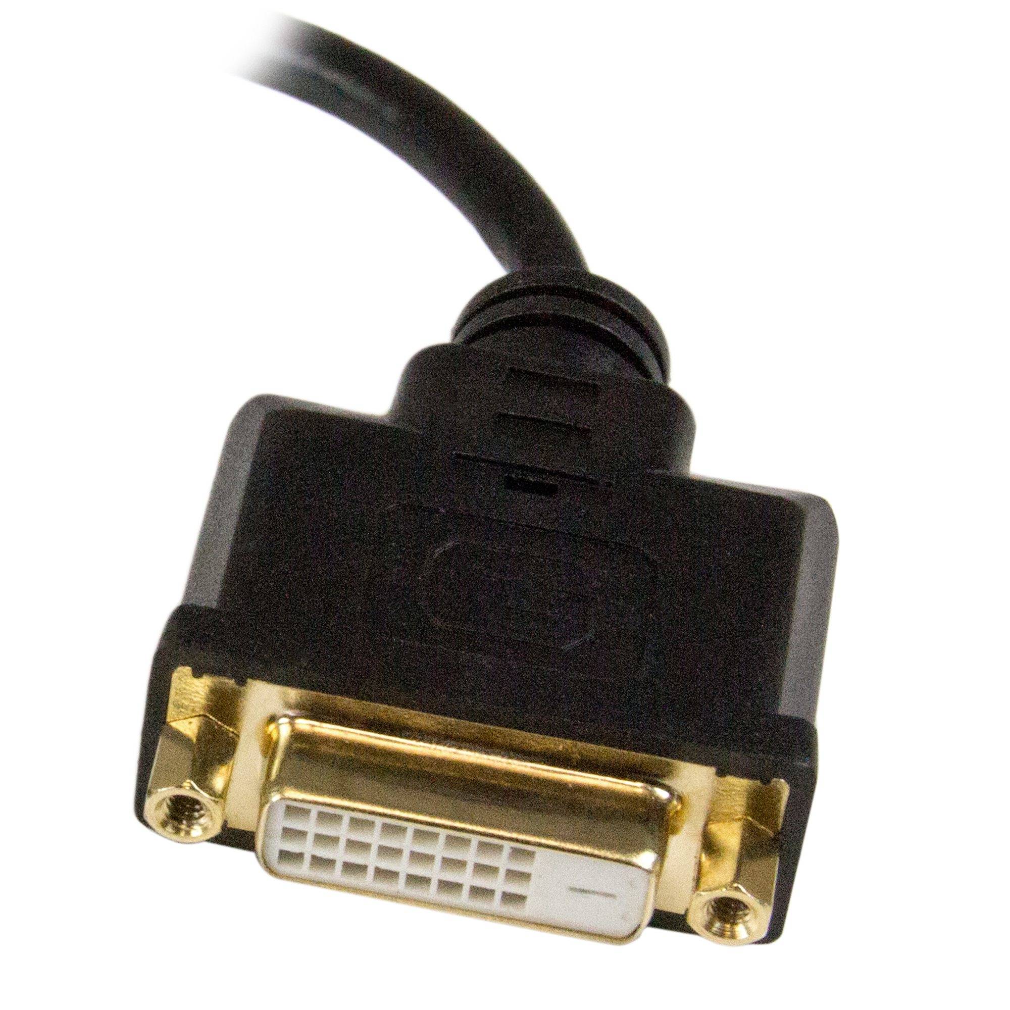 Rca Informatique - image du produit : ADAPTATEUR MICRO HDMI VERS DVI-D DE 20 CM - M/F