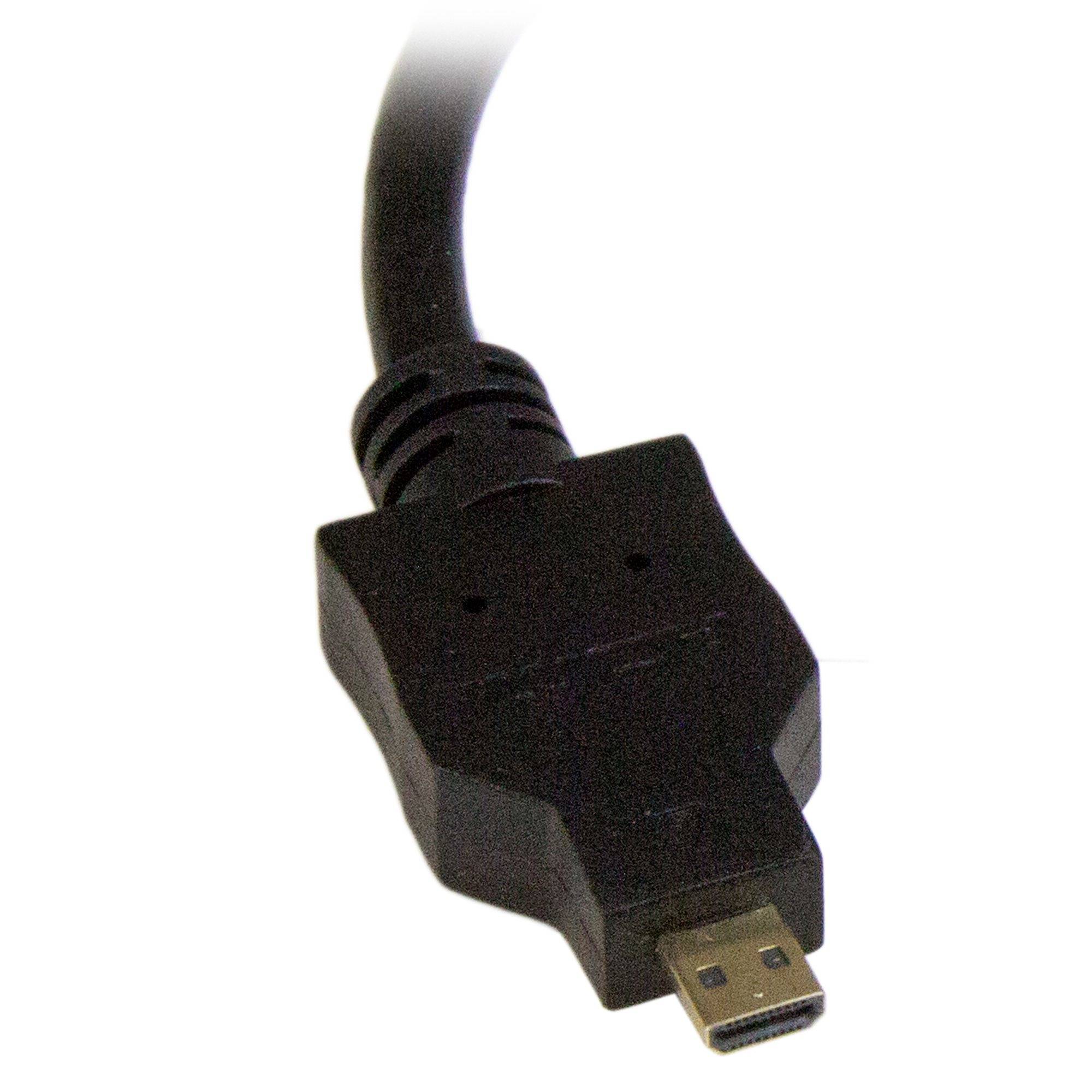 Rca Informatique - image du produit : ADAPTATEUR MICRO HDMI VERS DVI-D DE 20 CM - M/F