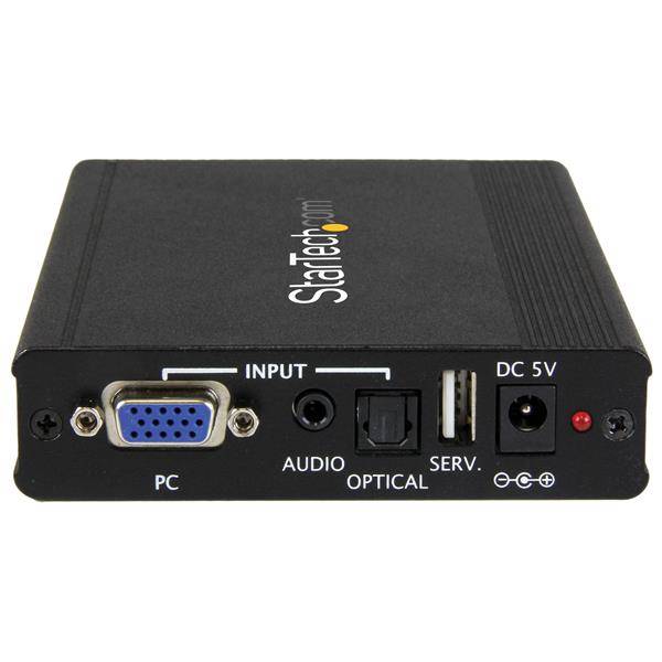 Rca Informatique - image du produit : CONVERTISSEUR VGA VERS HDMI AVEC SCALER ET AUDIO - 1920X1200