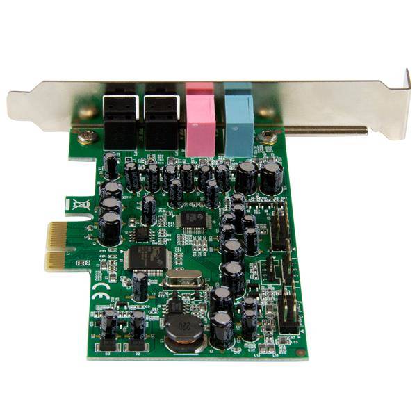 Rca Informatique - image du produit : CARTE SON PCI EXPRESS 7.1 CANAUX POUR SON SURROUND