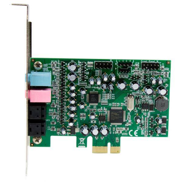 Rca Informatique - image du produit : CARTE SON PCI EXPRESS 7.1 CANAUX POUR SON SURROUND