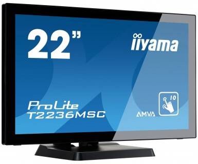 Rca Informatique - image du produit : T2236MSC-B2 3000:1 VGA HDMI DVI 215IN LCD 1920 X 1080 16:9 8MS