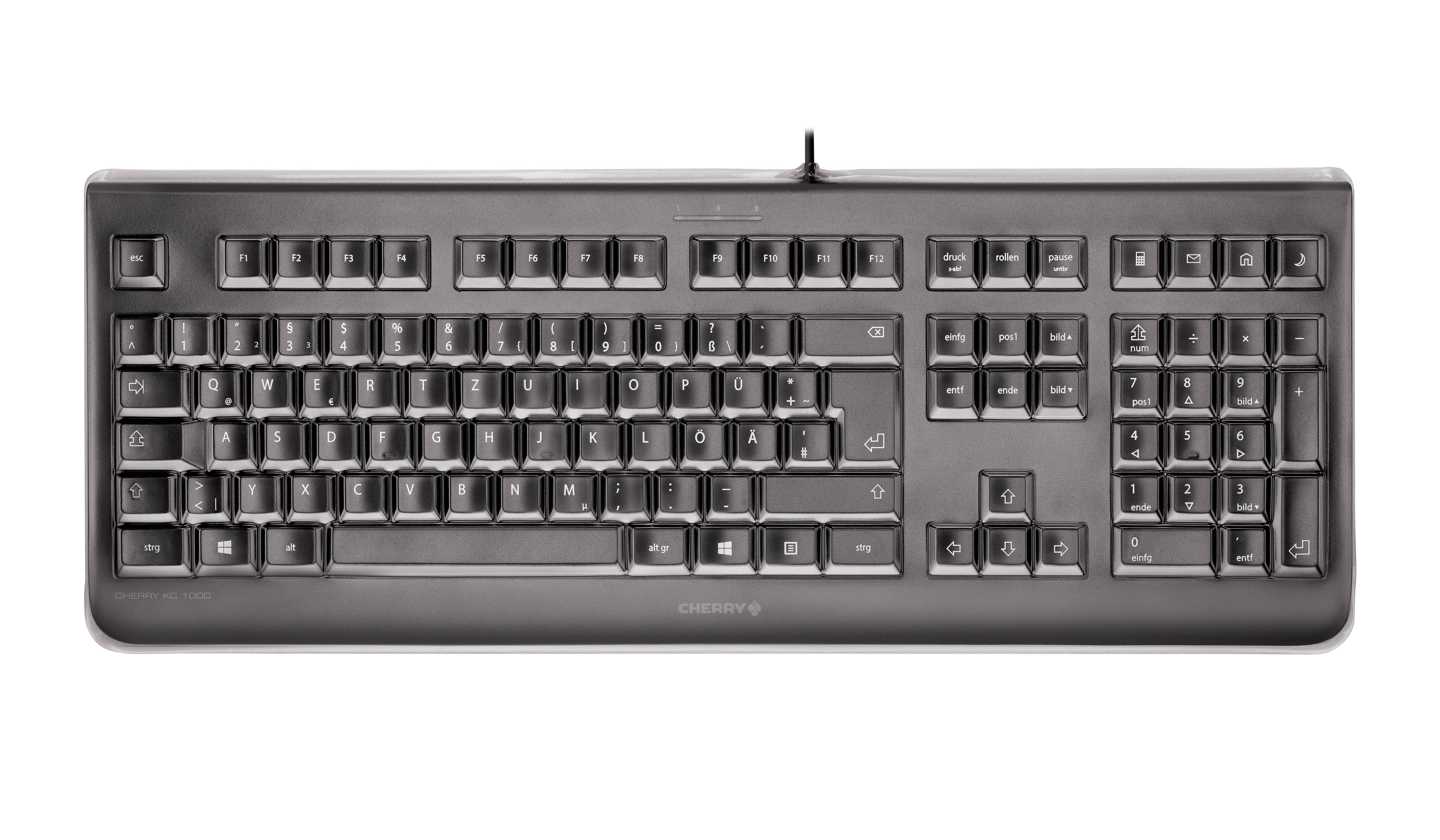 Rca Informatique - image du produit : CHERRY KC 1068 KEYBOARD CORDED PAN-NORDIC BLACK