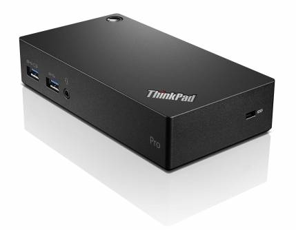 Rca Informatique - image du produit : THINKPAD USB 3.0 PRO DOCK WITH UK PLUG