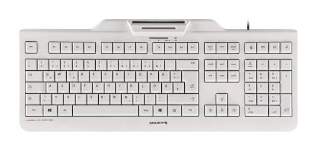 Rca Informatique - Image du produit : KC 1000 SC KEYBOARD AZERTY BE WHITE/GRAY