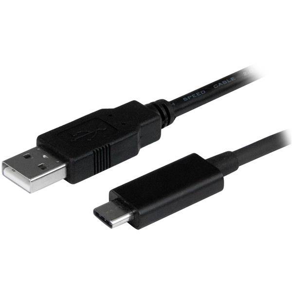 Rca Informatique - image du produit : CABLE USB 2.0 USB-A VERS USB-C DE 1 M - M/M - NOIR