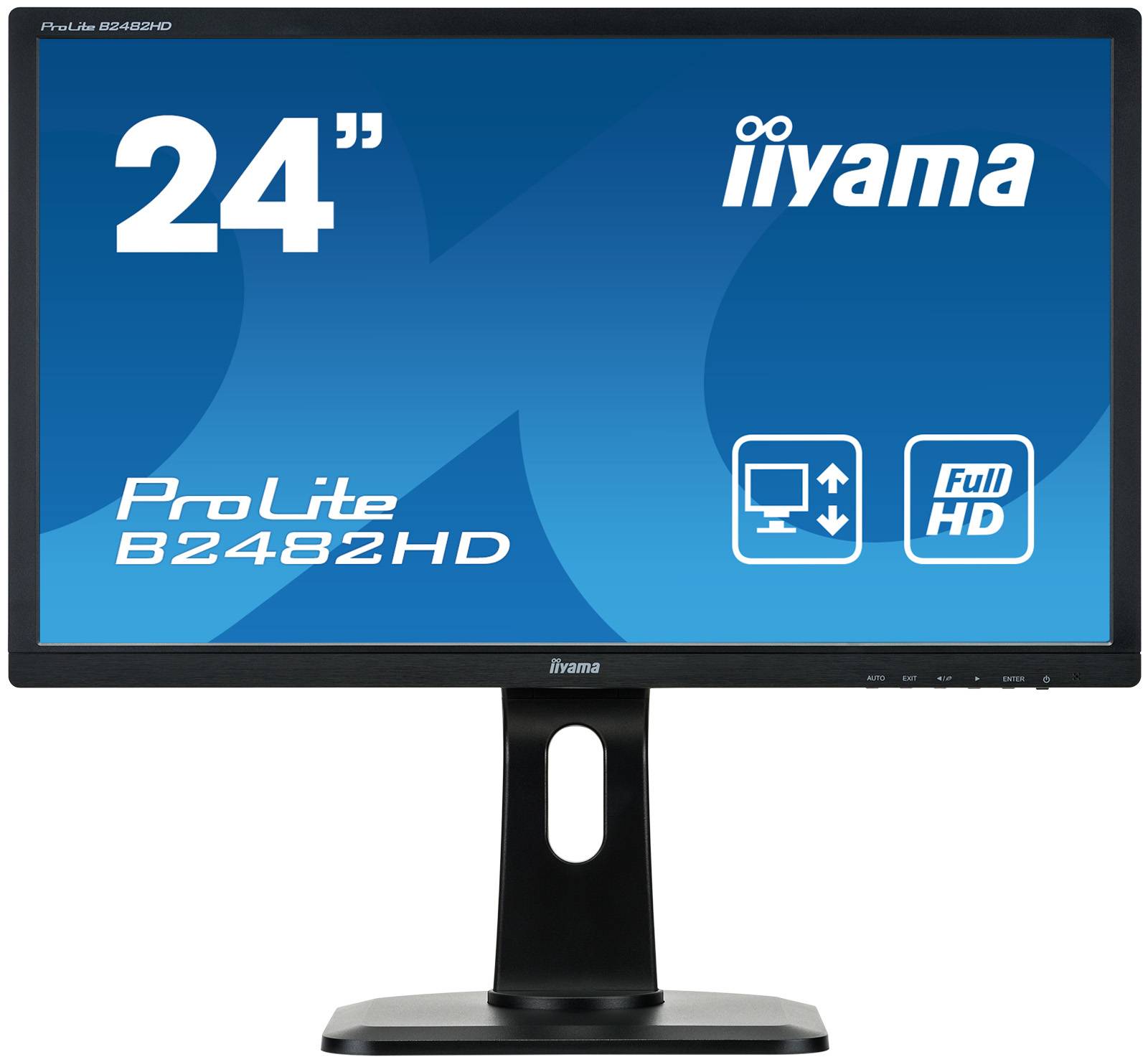 Rca Informatique - Image du produit : 24IN B2482HD-B1 LED 5MS 250CD/QM BLACK PIVOT         IN