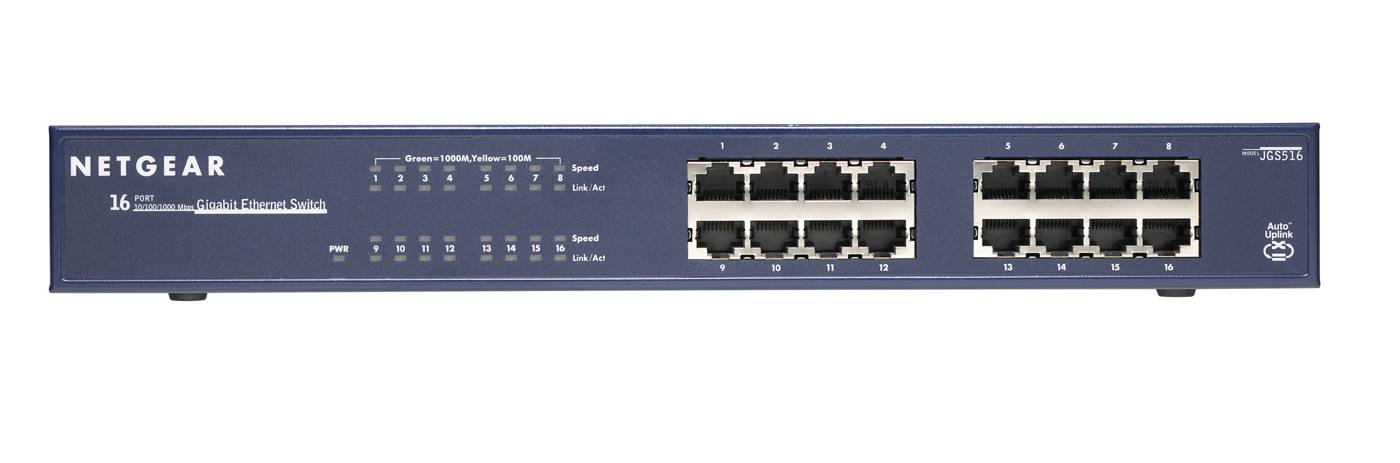 Rca Informatique - Image du produit : 16 X 10/100/1000 GIGABIT SWITCH IN