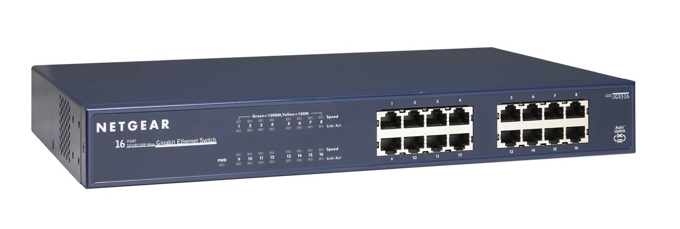 Rca Informatique - image du produit : 16 X 10/100/1000 GIGABIT SWITCH IN