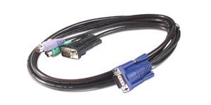 Rca Informatique - Image du produit : KVM PS/2 CABLE - 3FT .