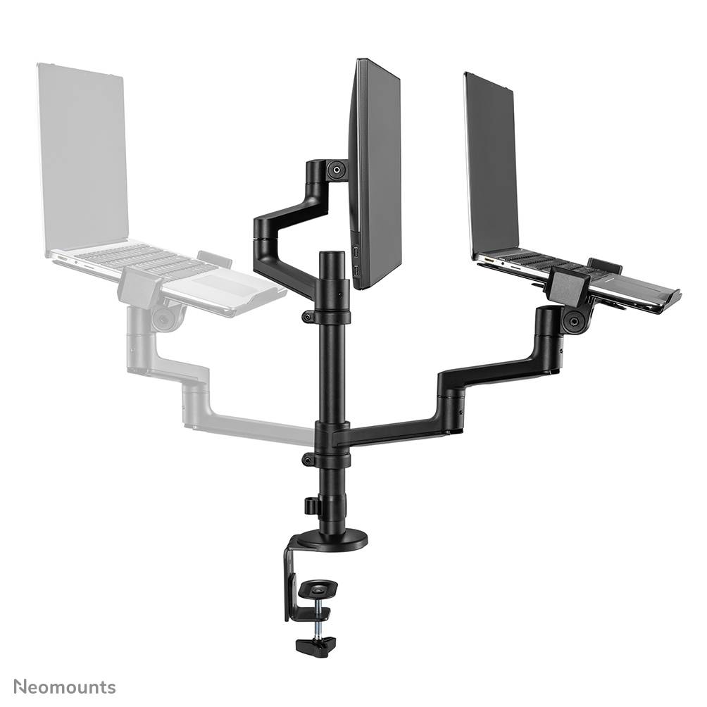 Rca Informatique - image du produit : NEOMOUNTS LAPTOP + SCREEN DESK MOUNT (CLAMP+GROMMET)