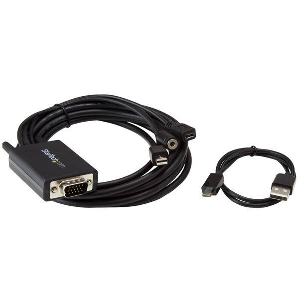 Rca Informatique - image du produit : 3M MDP TO VGA VIDEO ADAPTER CABLE WITH AUDIO - 10FT