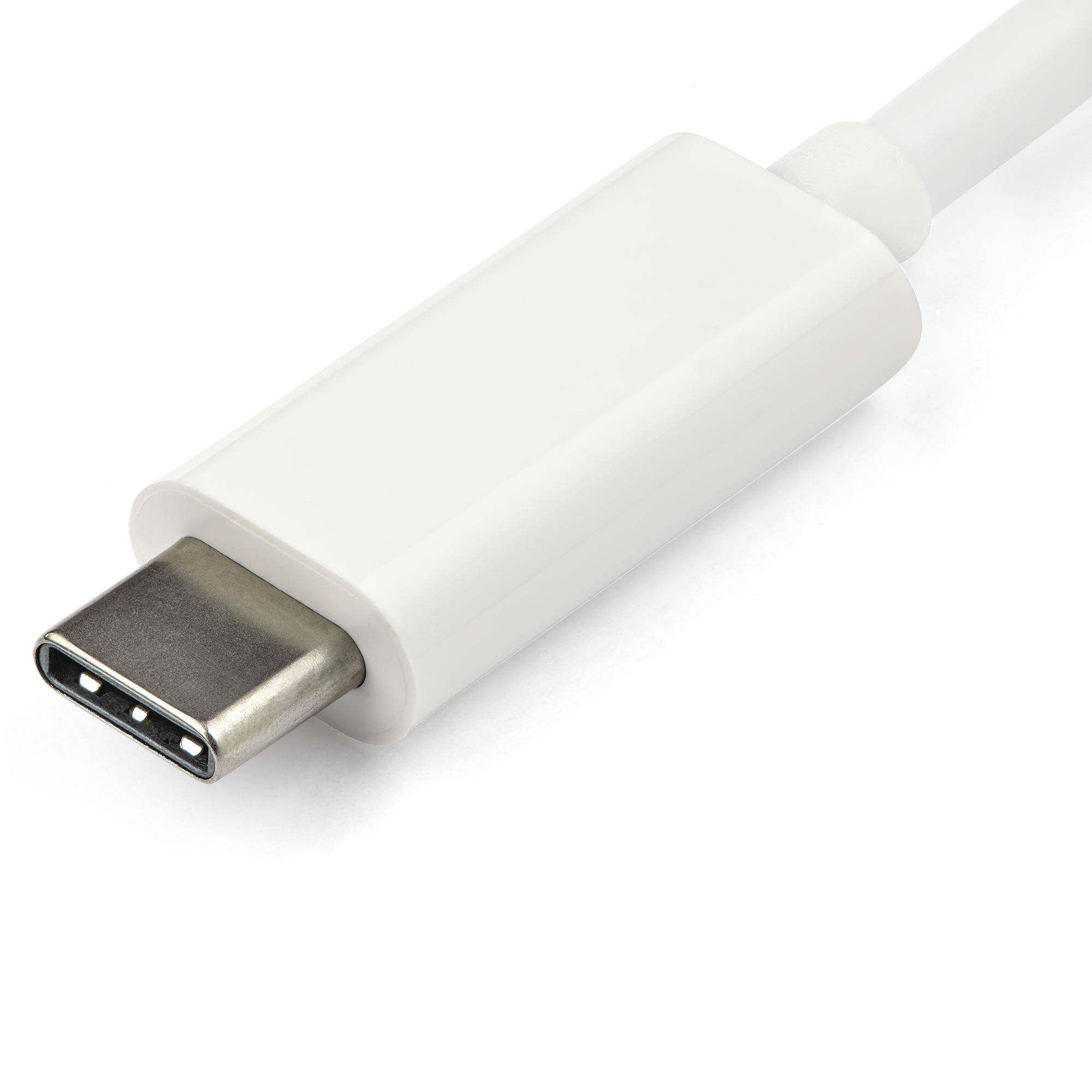 Rca Informatique - image du produit : ADAPTATEUR VIDEO USB-C VERS VGA - M/F - 1920X1200 - BLANC