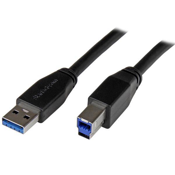 Rca Informatique - image du produit : CABLE USB 3.0 ACTIF USB-A VERS USB-B DE 10 M - M/M