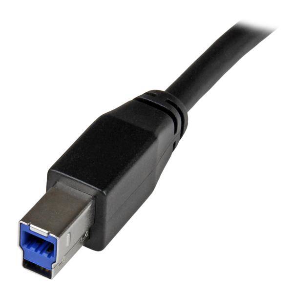 Rca Informatique - image du produit : CABLE USB 3.0 ACTIF USB-A VERS USB-B DE 5 M - M/M