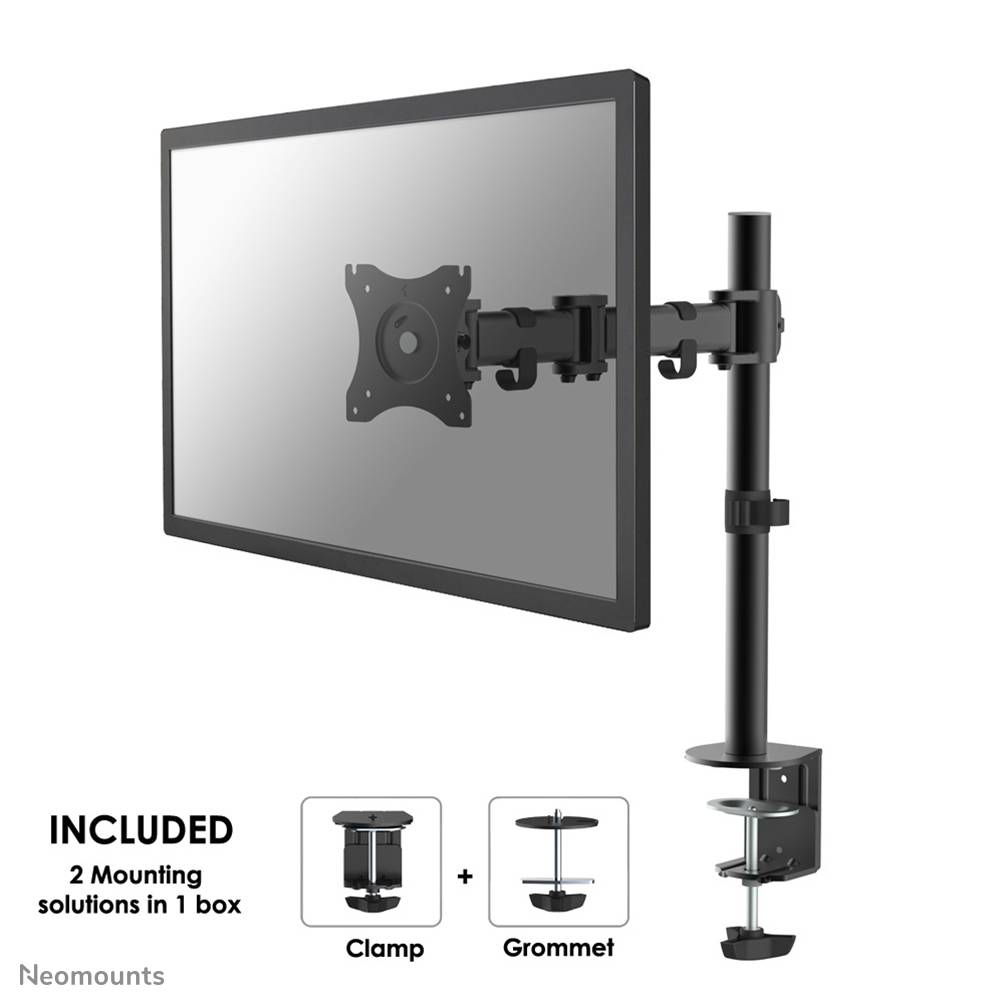 Rca Informatique - Image du produit : DESK MOUNT 10-30IN FULL MOTION CLMP/GRM.MAX8KG.VESA75X75TO100X1