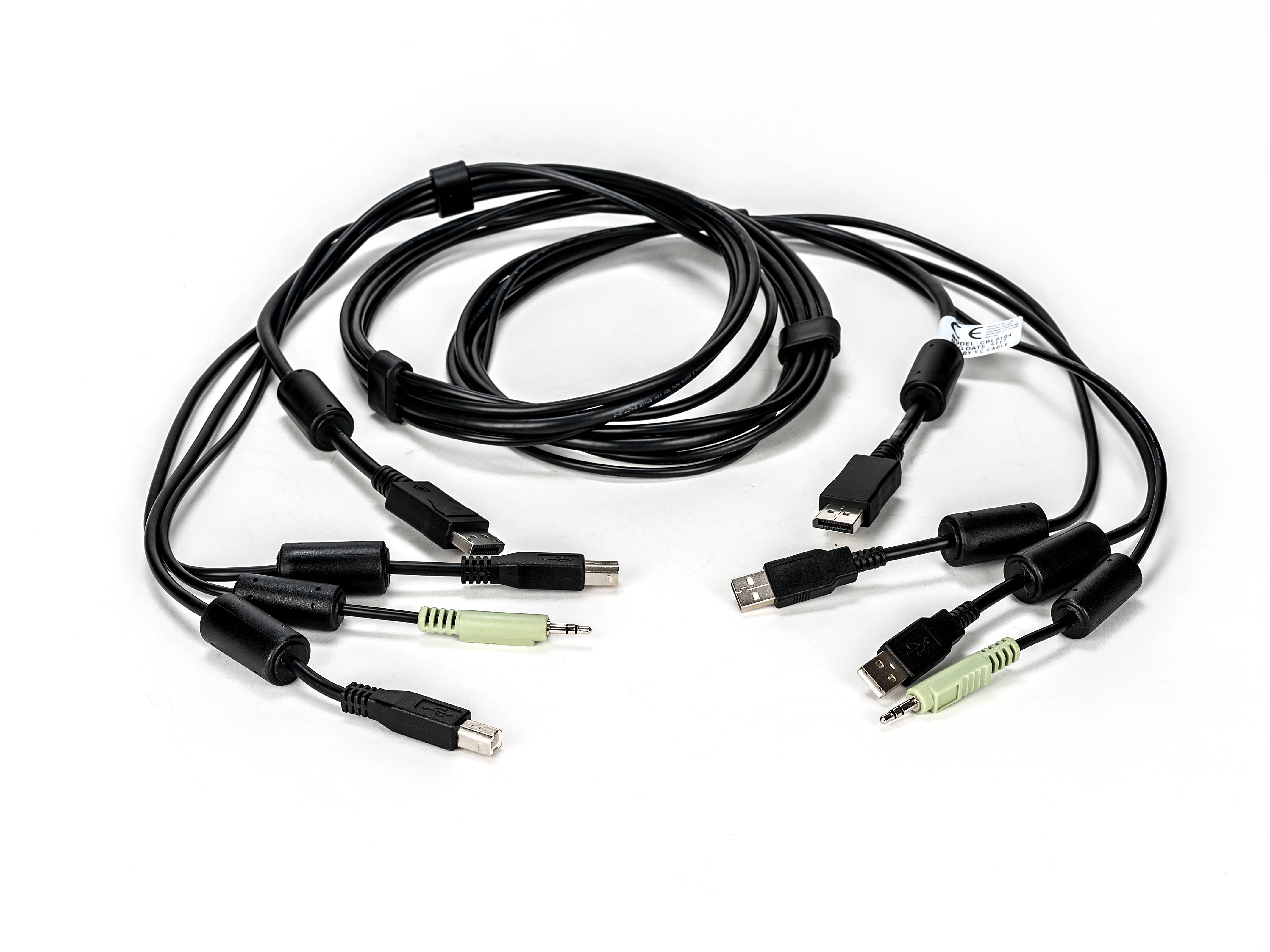 Rca Informatique - image du produit : CABLE1DISPLAYPORT2USB 1 AUDIO6FT SC845D