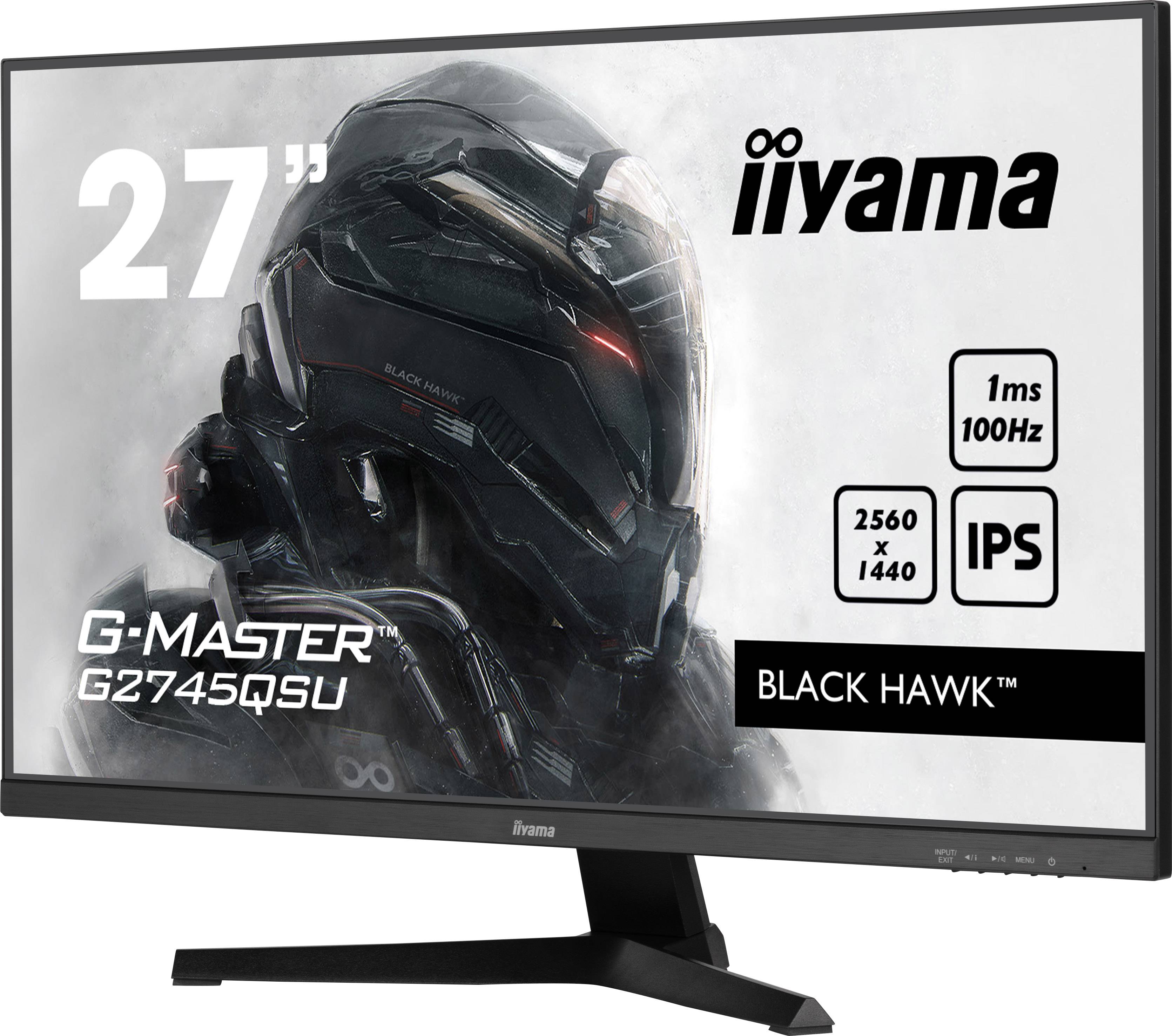 Rca Informatique - image du produit : G2745QSU-B1 27IN IPS WQHD 100HZ 250CD/1MS/HDMI/DP/2USB HUB