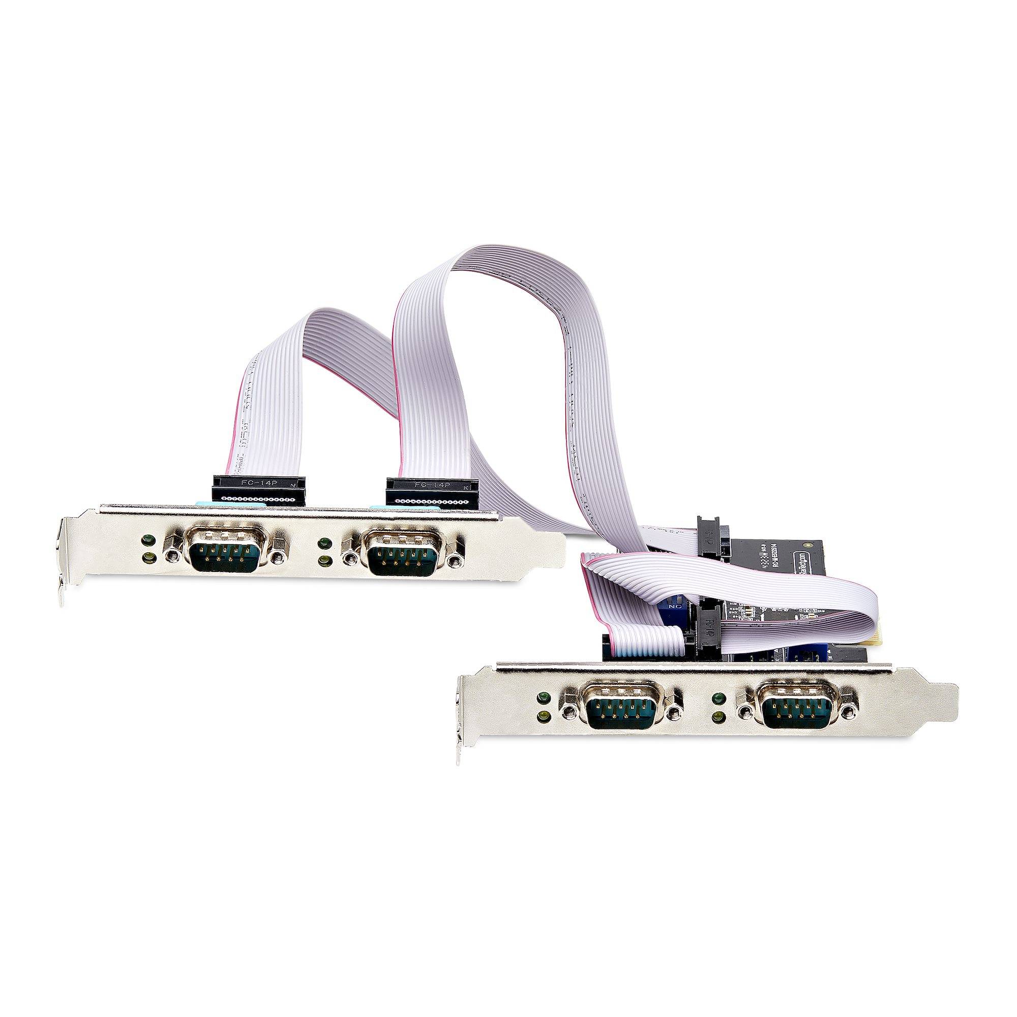 Rca Informatique - image du produit : CARTE SERIE PCIE A 4 PORTS CA RTE 4 PORTS RS232/RS422/RS485