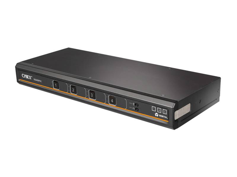 Rca Informatique - Image du produit : CYBEX SC UNIVERSAL DP/H SECURE KVM SWITCH 4-PORT SINGLE DISPLAY