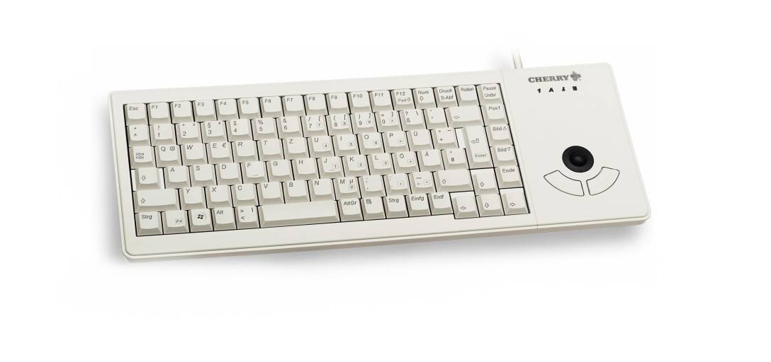 Rca Informatique - image du produit : COMPACT TRACKBALL KEYBOARD GREY