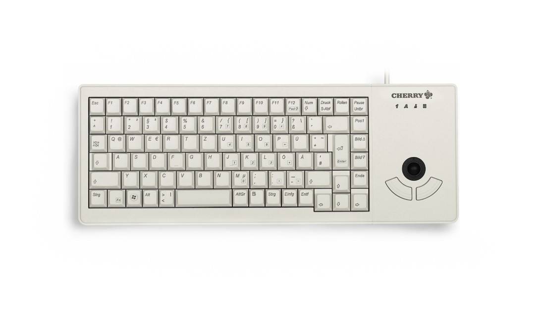 Rca Informatique - Image du produit : COMPACT TRACKBALL KEYBOARD GREY