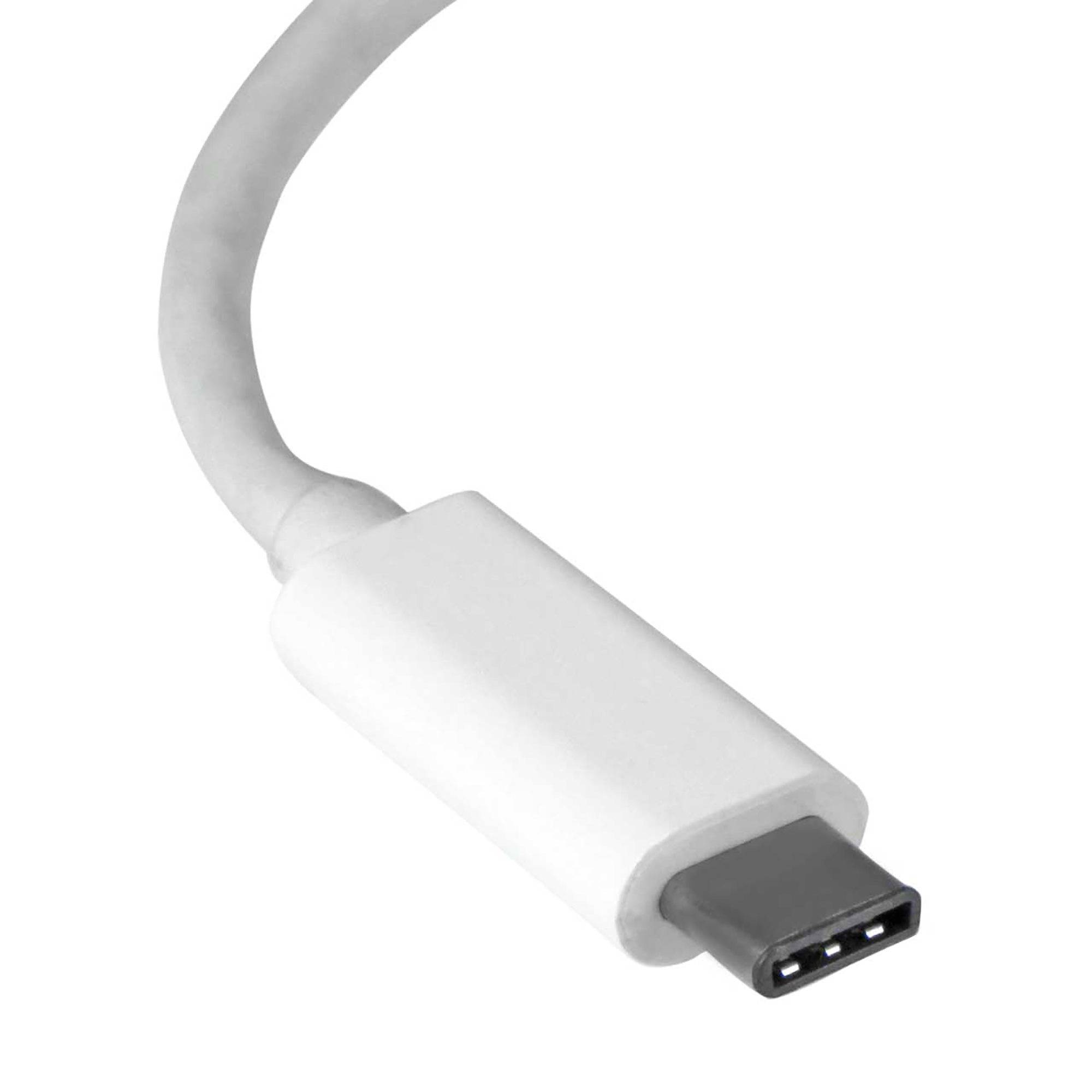 Rca Informatique - image du produit : ADAPTATEUR RESEAU USB-C VERS GBE - M/F - USB 3.1 - BLANC