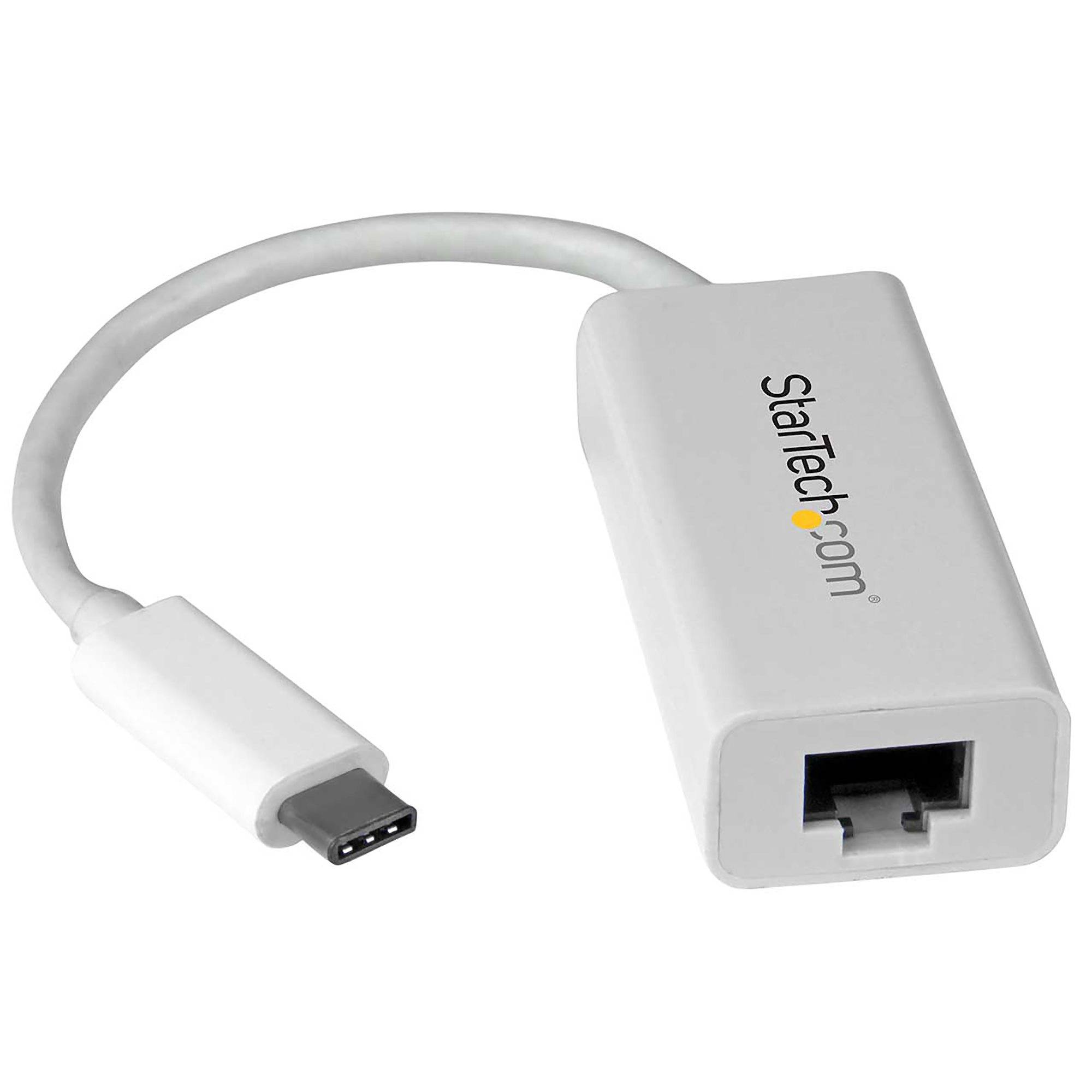 Rca Informatique - image du produit : ADAPTATEUR RESEAU USB-C VERS GBE - M/F - USB 3.1 - BLANC