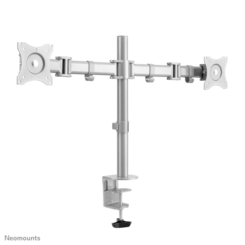 Rca Informatique - image du produit : DESK MOUNT DUAL 10-27IN SILVER CLMP/GRM.MAX16KG.75X75TO100X100M