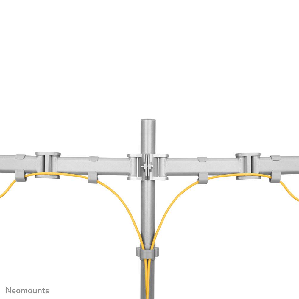 Rca Informatique - image du produit : DESK MOUNT DUAL 10-27IN SILVER CLMP/GRM.MAX16KG.75X75TO100X100M