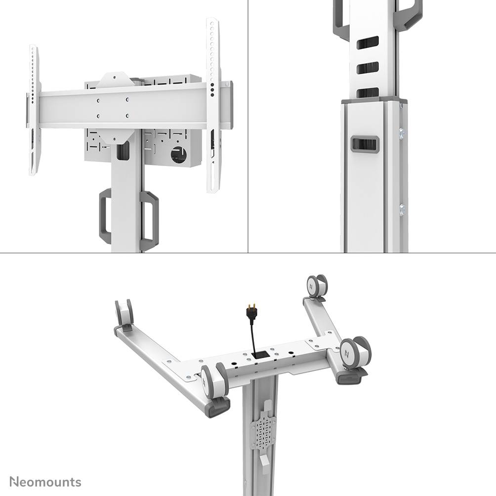 Rca Informatique - image du produit : NEOMOUNTS SELECT MOBILE DISPLAY FLOOR STAND (32-75IN) 10 CM WHEE