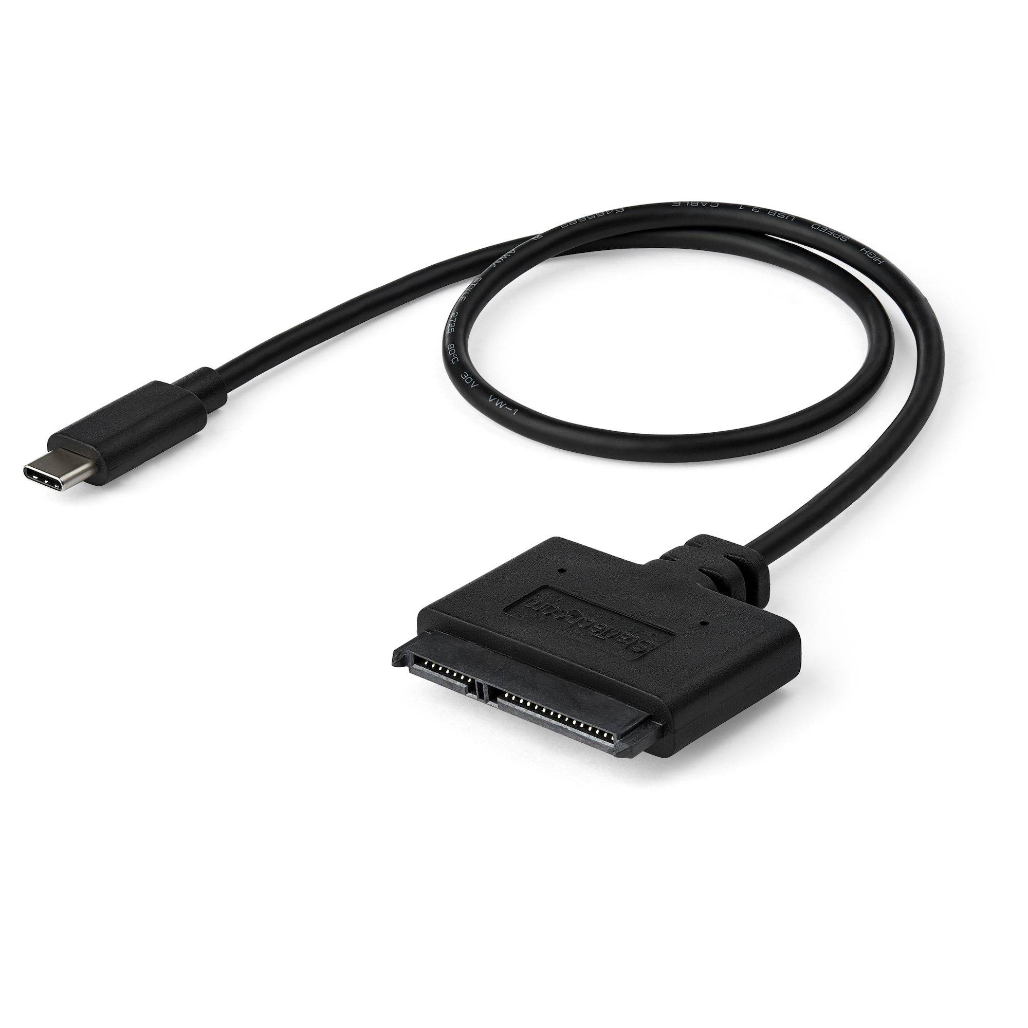 Rca Informatique - image du produit : USB 3.1 GEN 2 ADAPTER CABLE USB C CNCTR FOR 2.5IN SSD HDDS