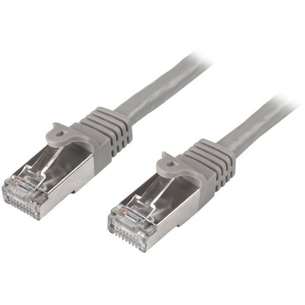 Rca Informatique - image du produit : CABLE RESEAU CAT6 SFTP SANS CROCHET DE 3 M - M/M - GRIS