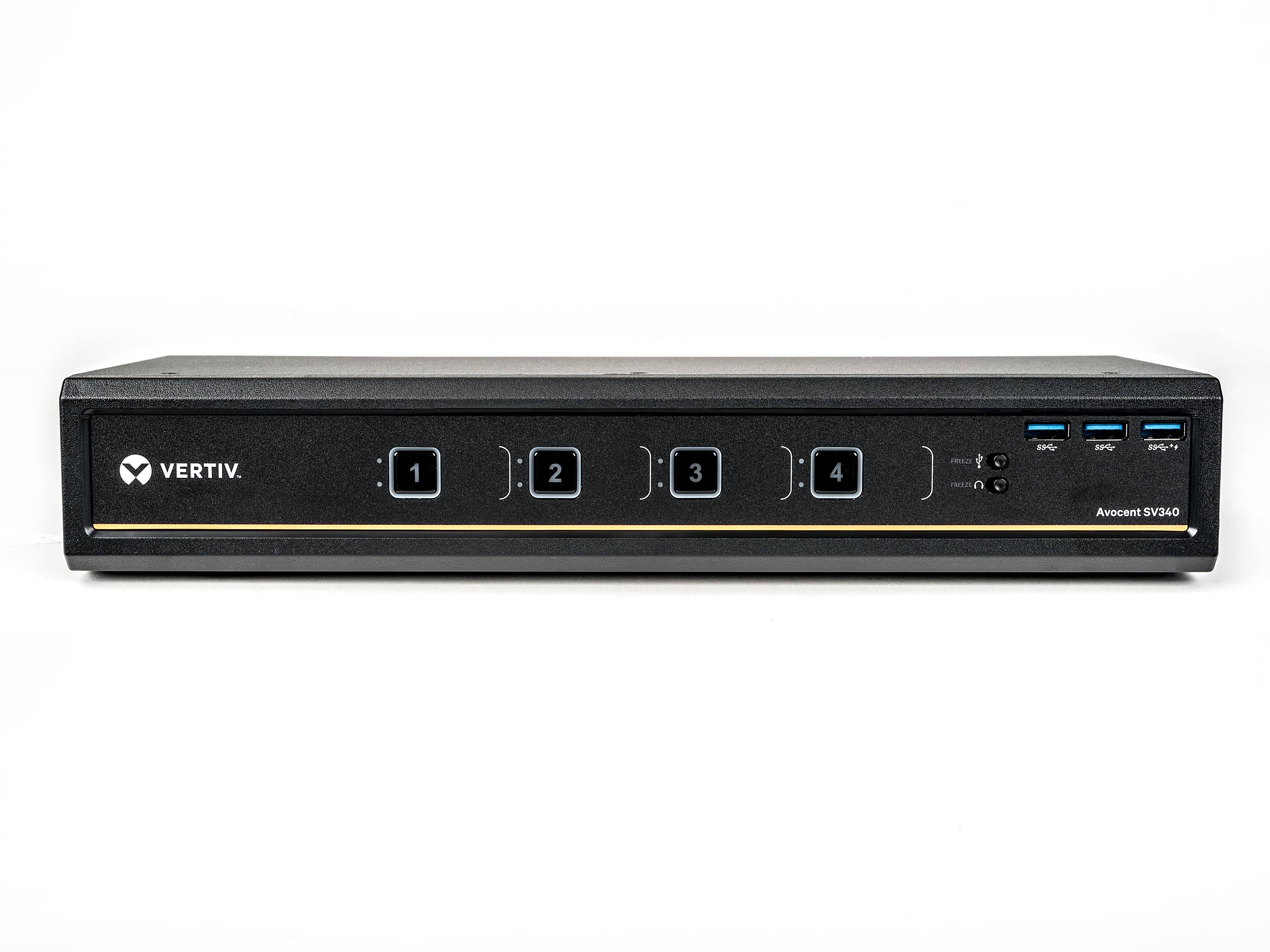 Rca Informatique - image du produit : 4-PORT DH DVI-I STANDARD KVM IN