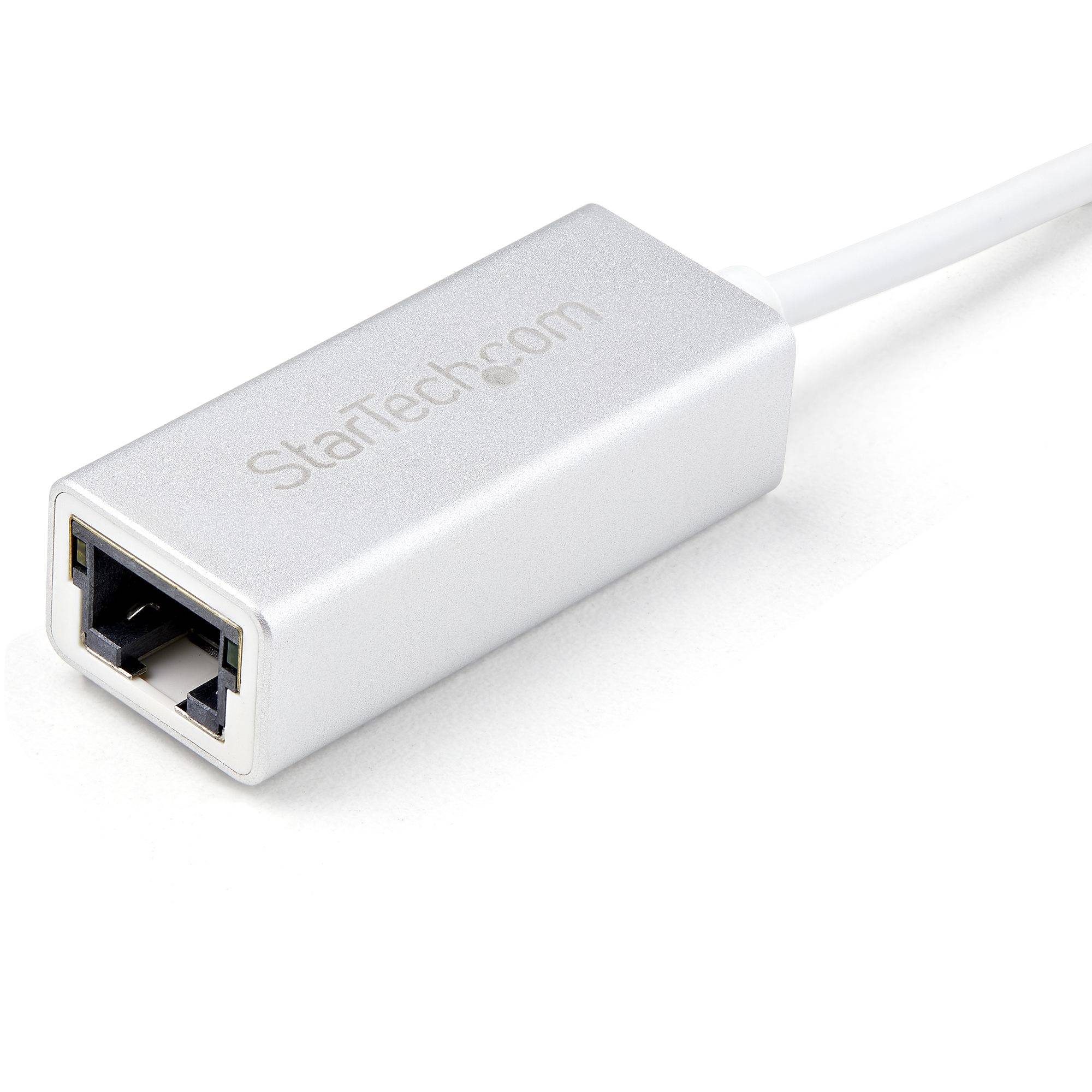 Rca Informatique - image du produit : ADAPTATEUR RESEAU USB 3.0 VERS GIGABIT ETHERNET - ARGENT