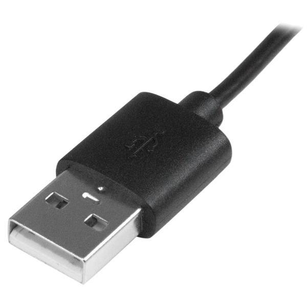 Rca Informatique - image du produit : CABLE USB VERS MICRO USB DE 1 M AVEC INDICATEUR DE CHARGE LED