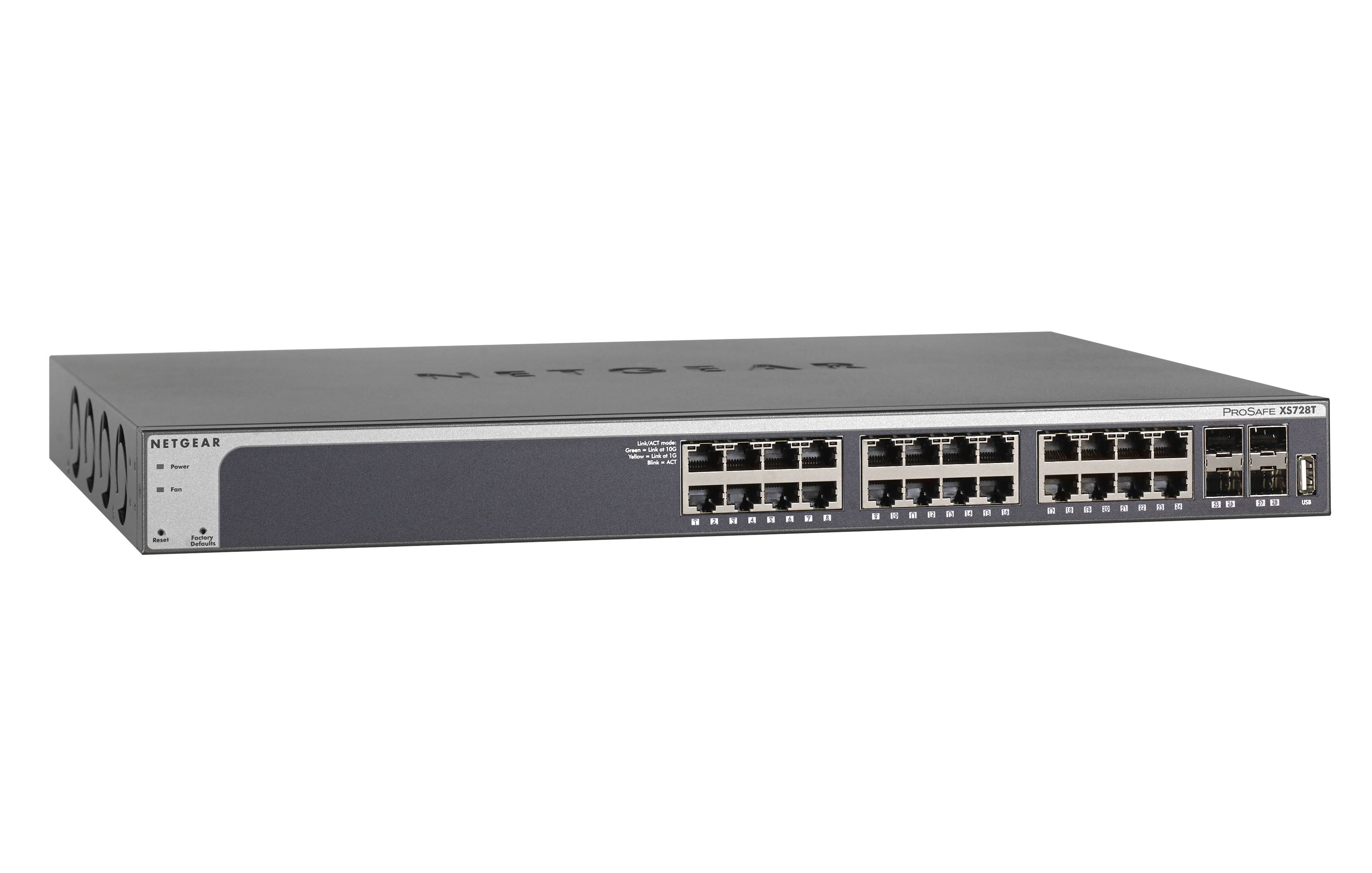 Rca Informatique - image du produit : 28-PORT 10GB SMART SWITCH IN