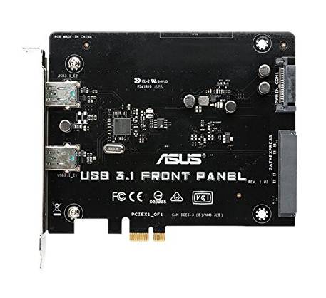 Rca Informatique - Image du produit : USB 3.1 FRONT PANEL 2XUSB 3.1 TYPE A PORTS
