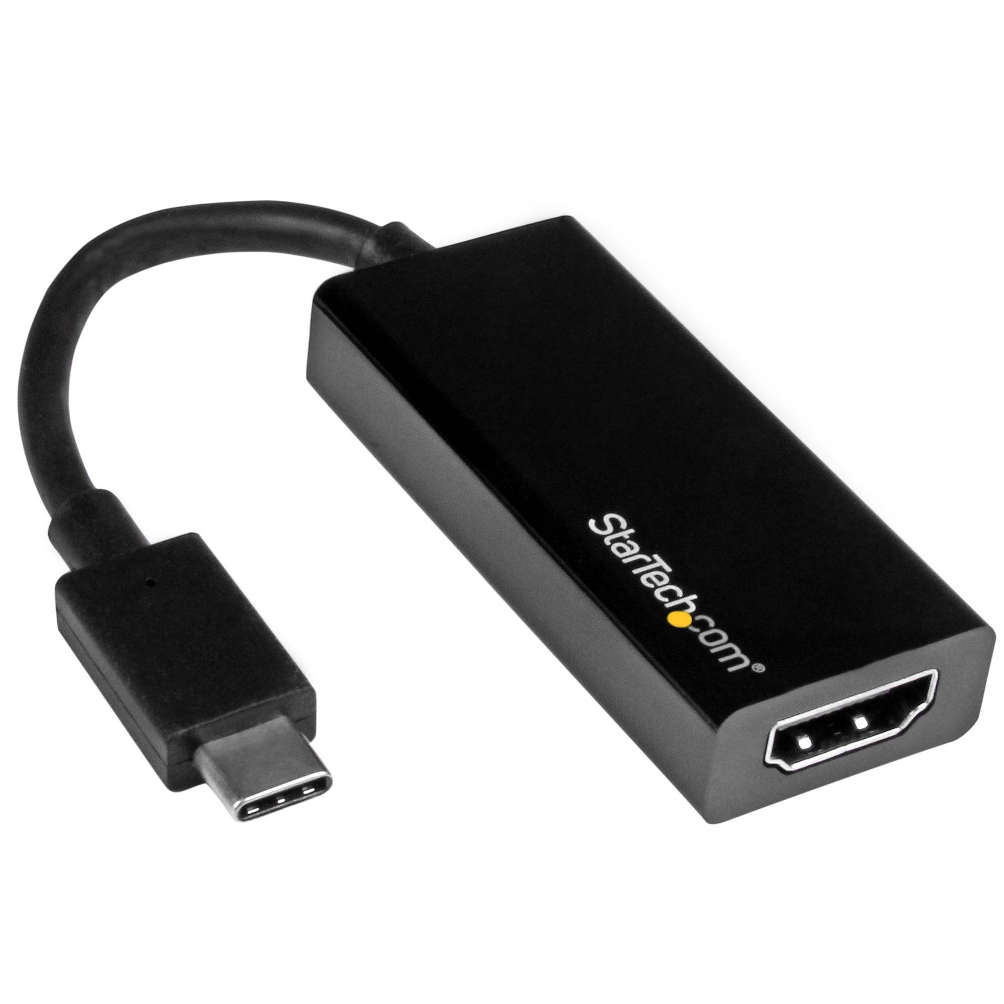 Rca Informatique - Image du produit : ADAPTATEUR VIDEO USB-C VERS HDMI - M/F - ULTRA HD 4K - NOIR