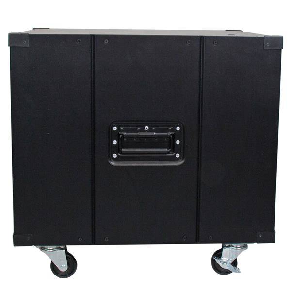 Rca Informatique - image du produit : RACK DE SERVEUR 9U PORTABLE - ARMOIRE SERVEUR A ROULETTES