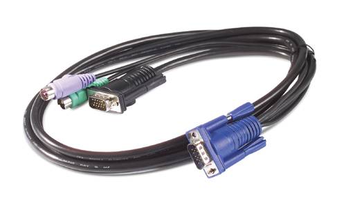 Rca Informatique - Image du produit : KVM PS/2 CABLE 25FT 7.6M